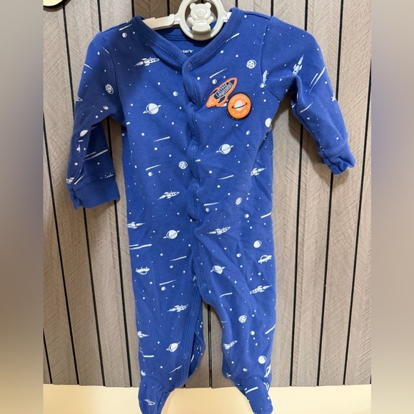 Carter's Other - ❤️ BUNDLE 4/$20 Carter's Blue Space Adventure Footie 9M
